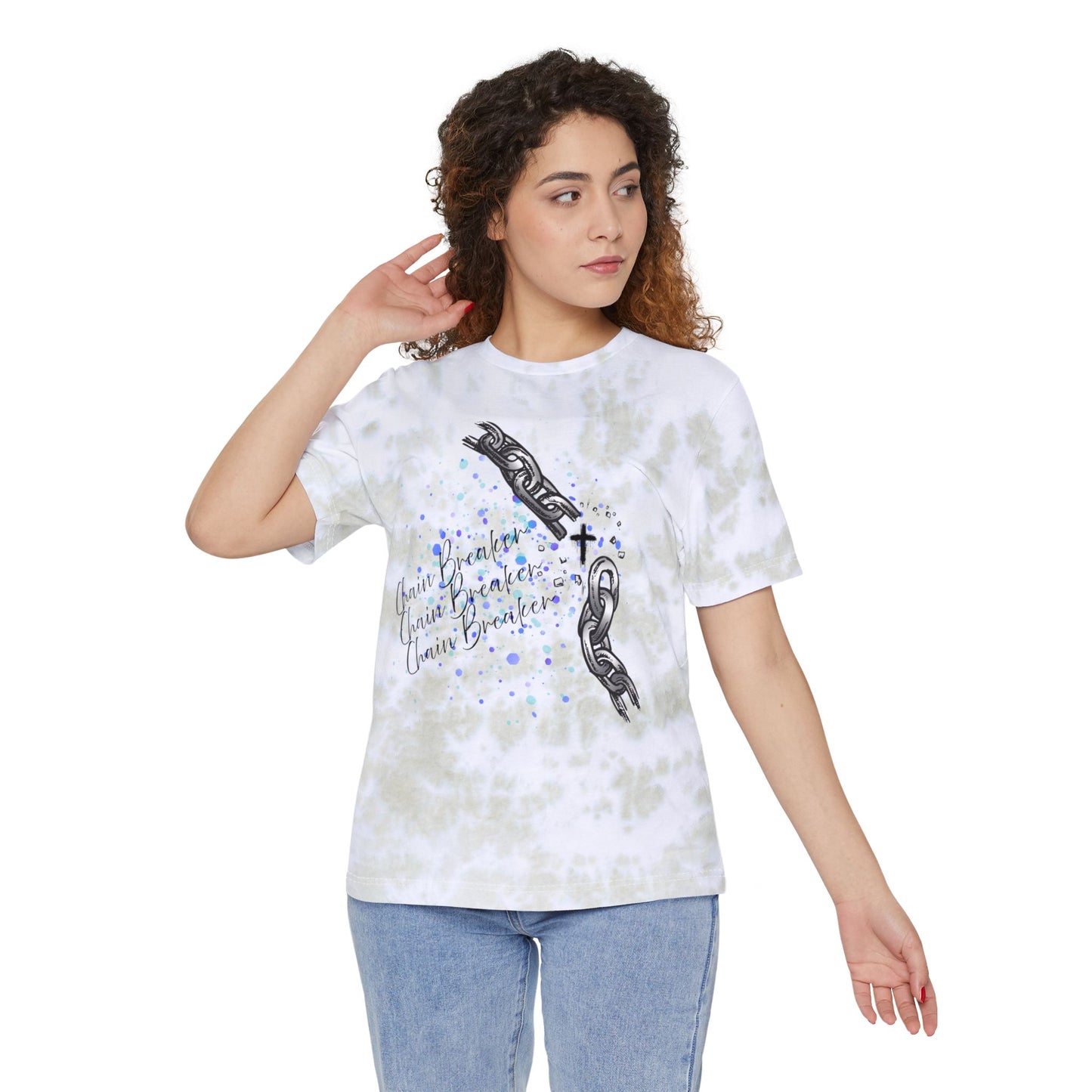 Adult Tee - Chain Breaker  tie dye