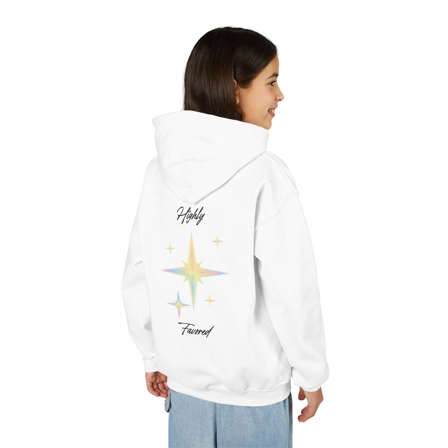 Youth Hoodie — "Highly Favored"