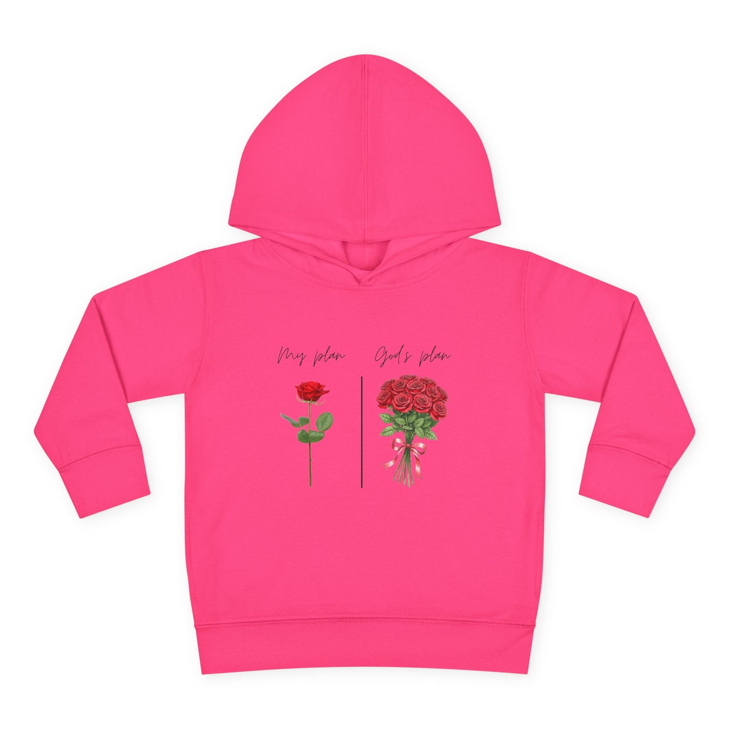 Toddler Hoodie — "God's plan"