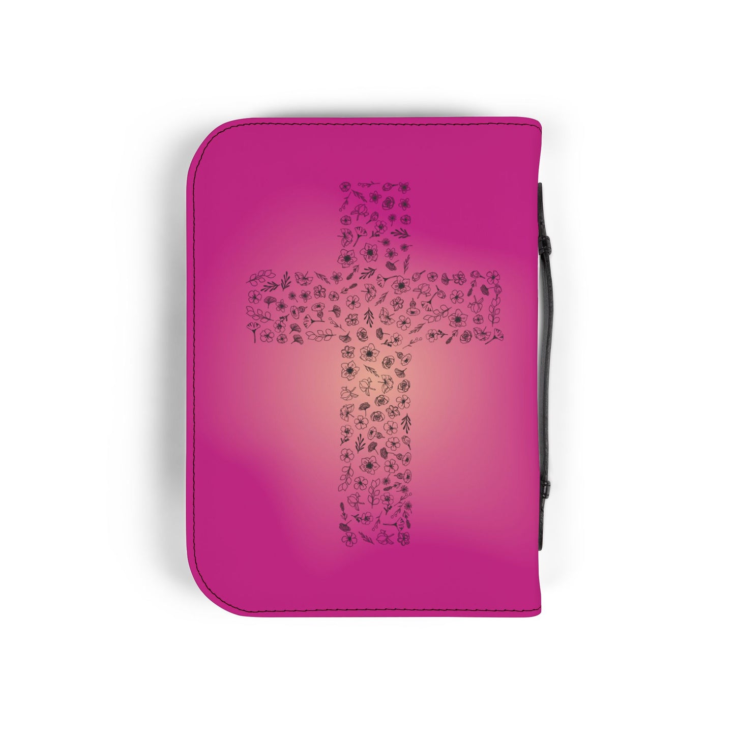Bible Cover — Pink "I am a child of God" Zippered Bible Case