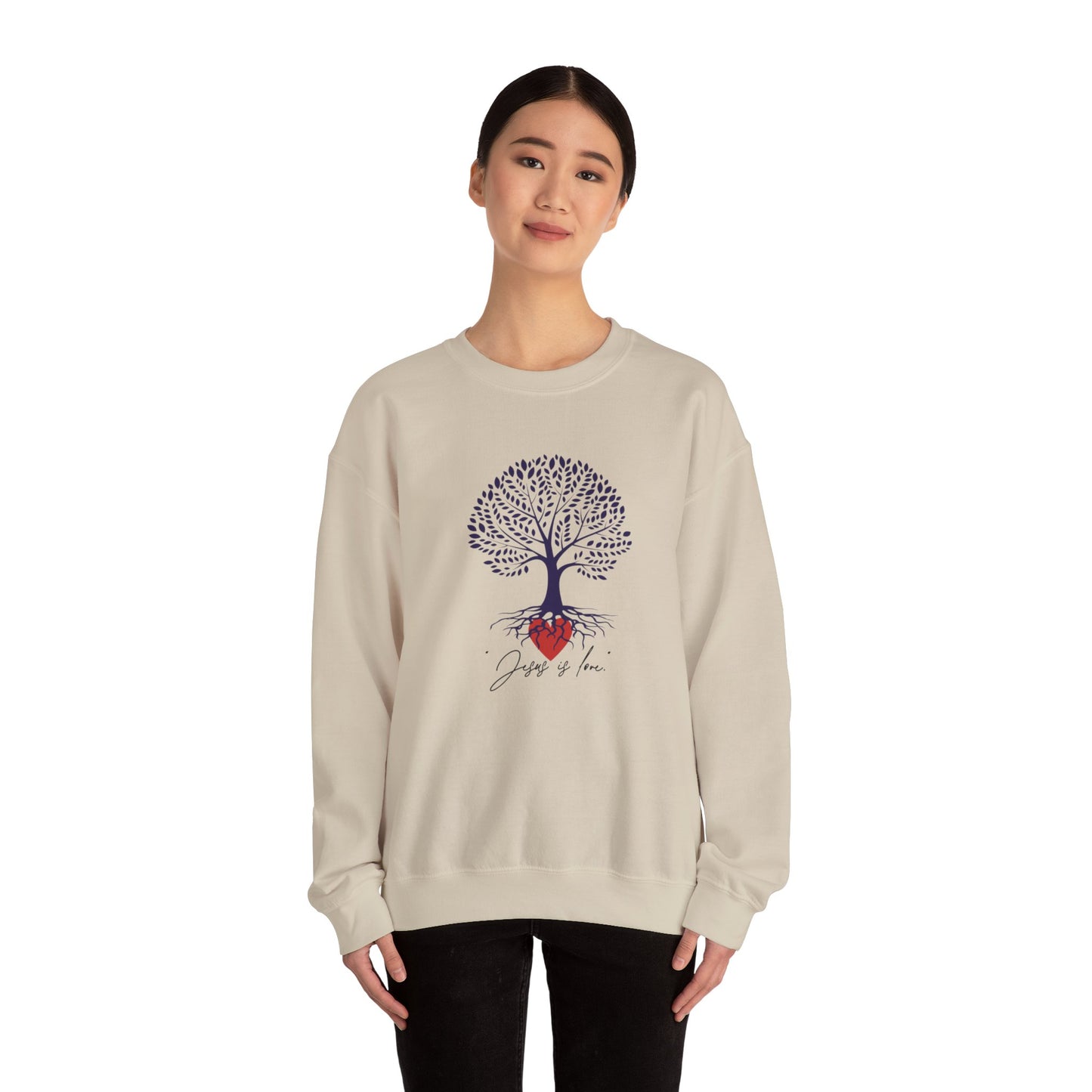 Sweatshirt - Jesus is Love Pattern