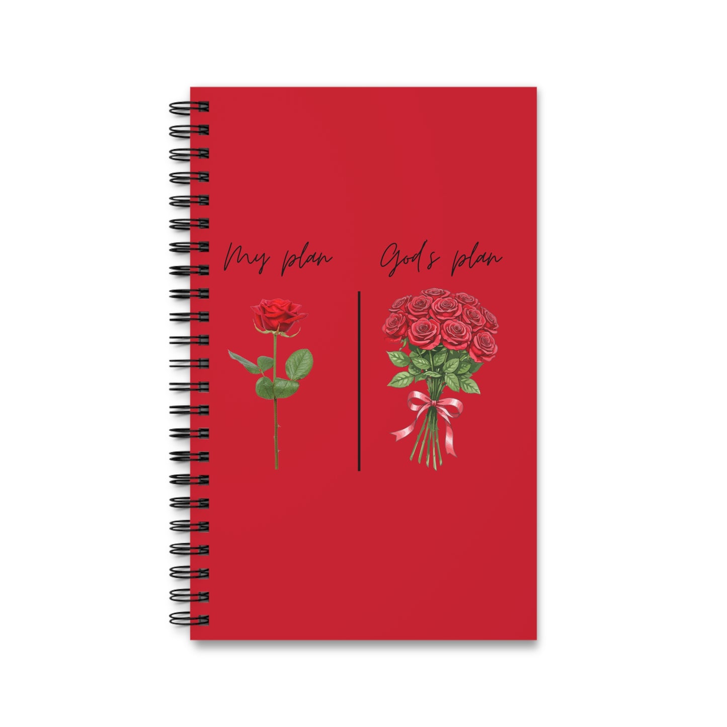 Spiral Notebook- God’s plan