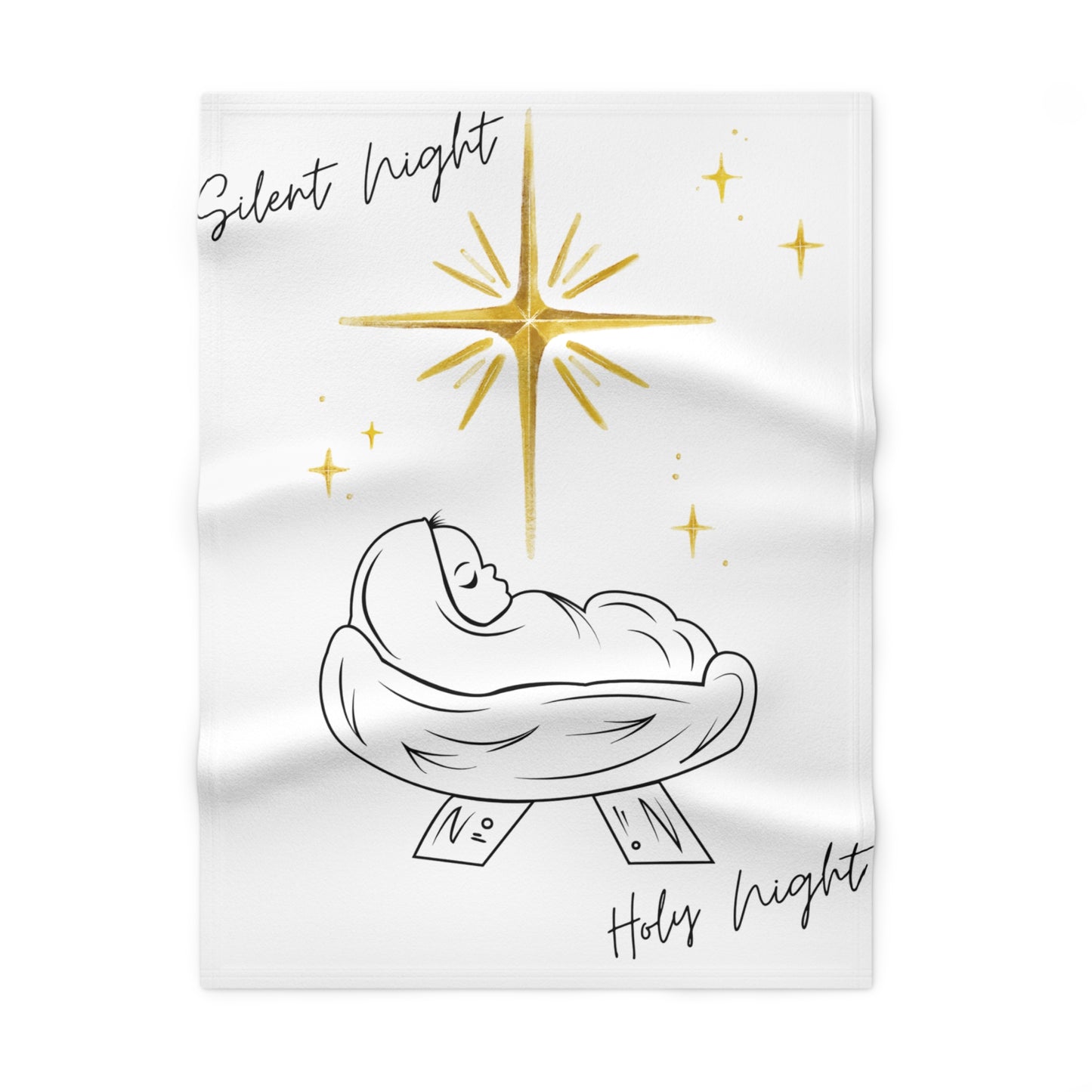 Cozy Baby Blanket - Holy Night