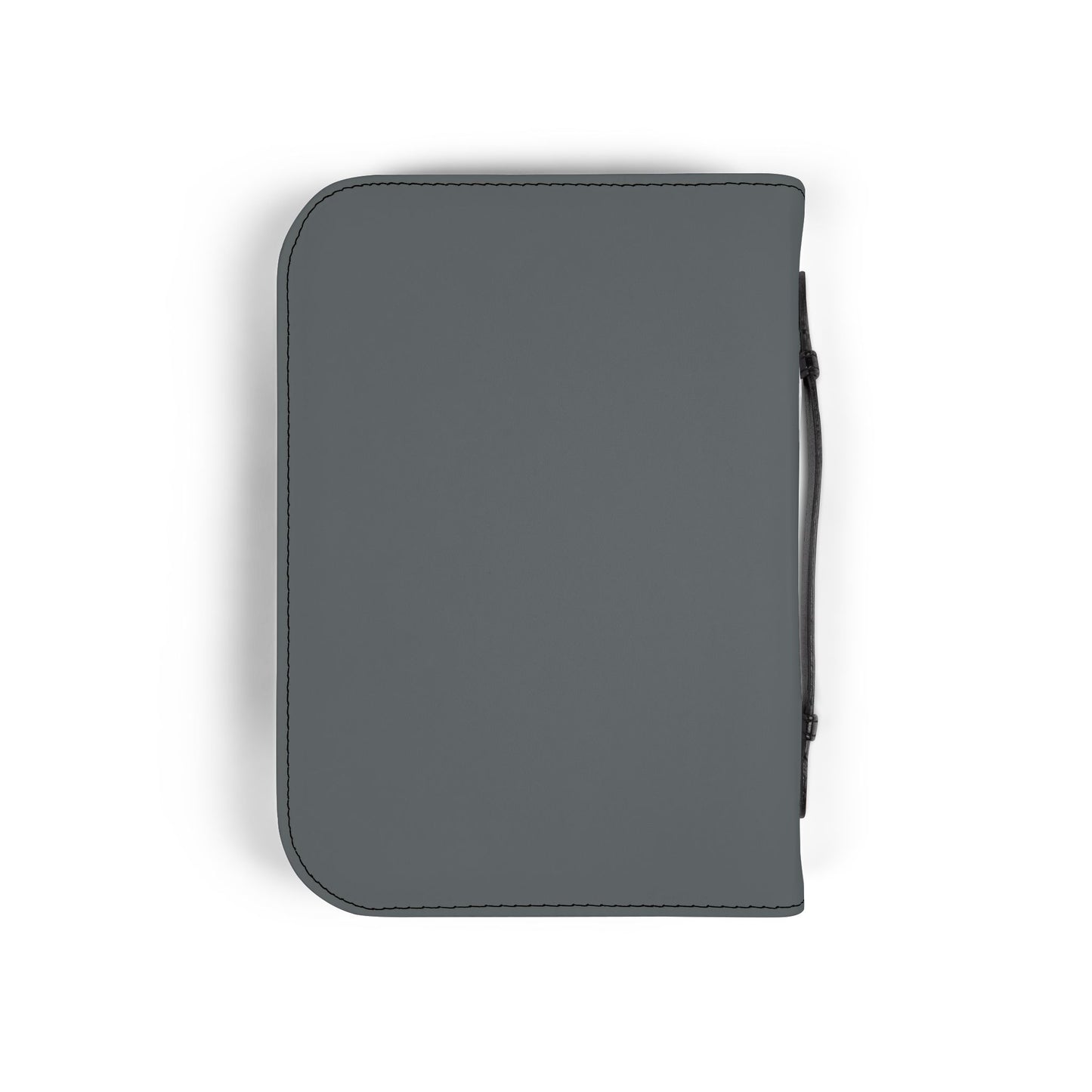 Bible Cover — Dark Grey "Saved" Zippered Bible Case