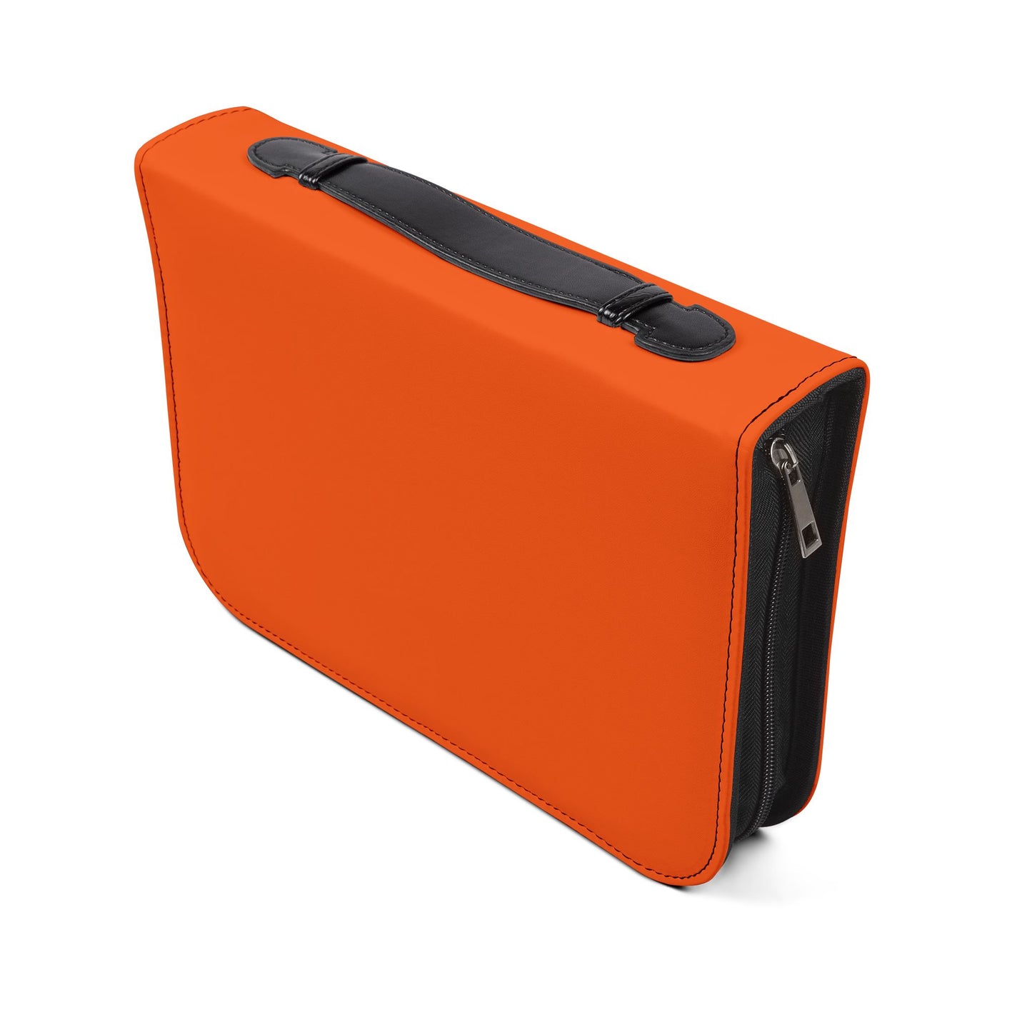 Bible Cover — Orange "Child of God" Zippered Bible Case
