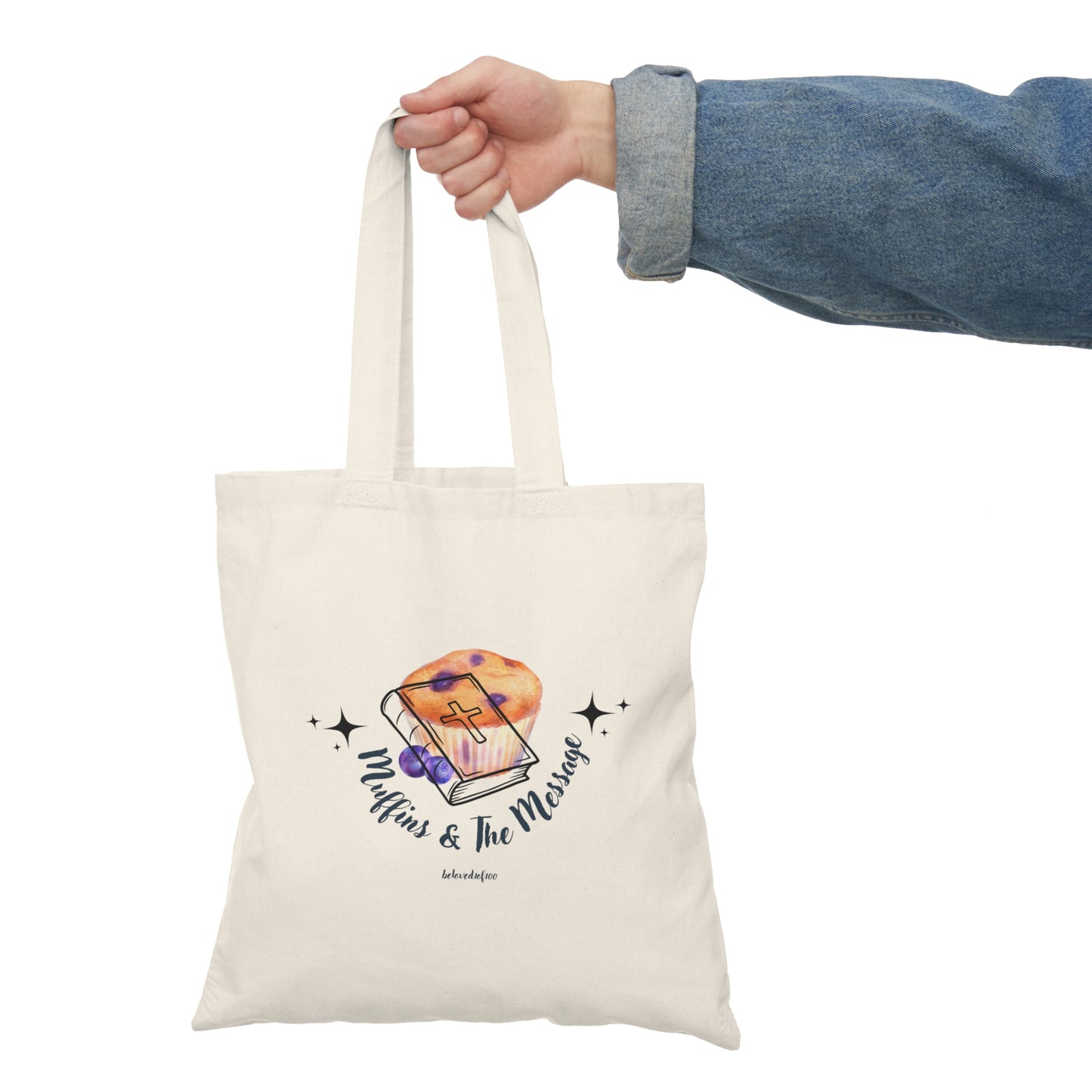 Natural Tote Bag- Muffins & The Message