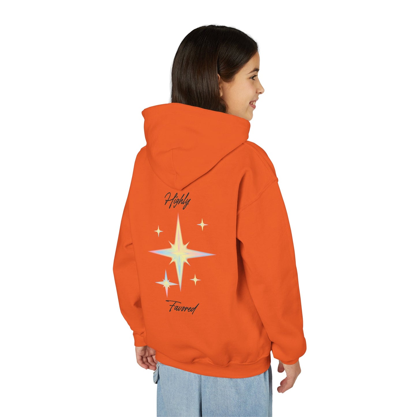 Youth Hoodie — "Highly Favored"