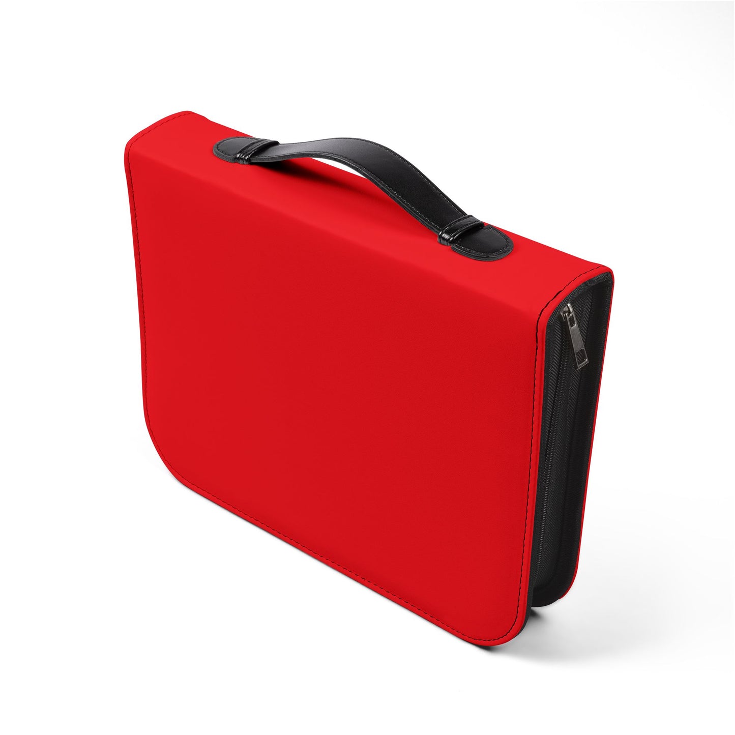 Bible Cover —Red "God’s plan" Zippered Bible Case