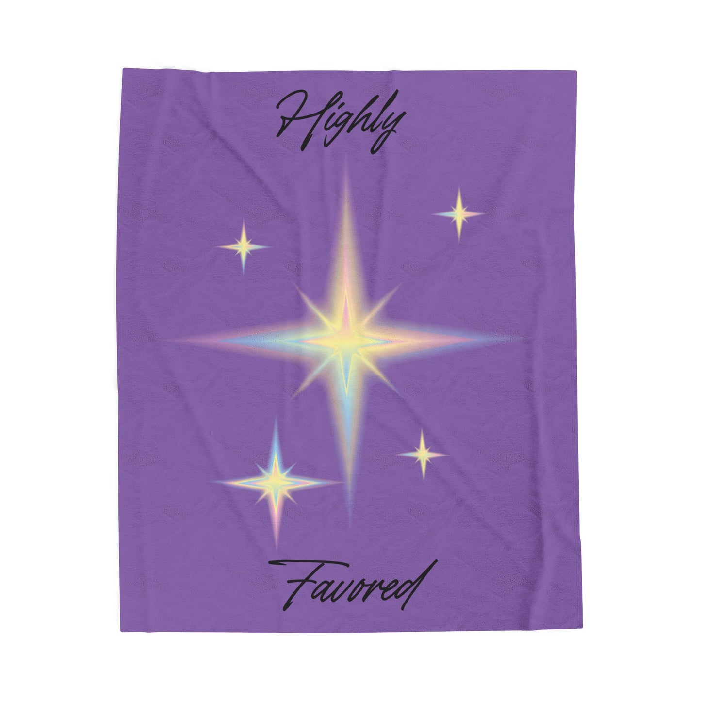 Plush Blanket- Highly Favored