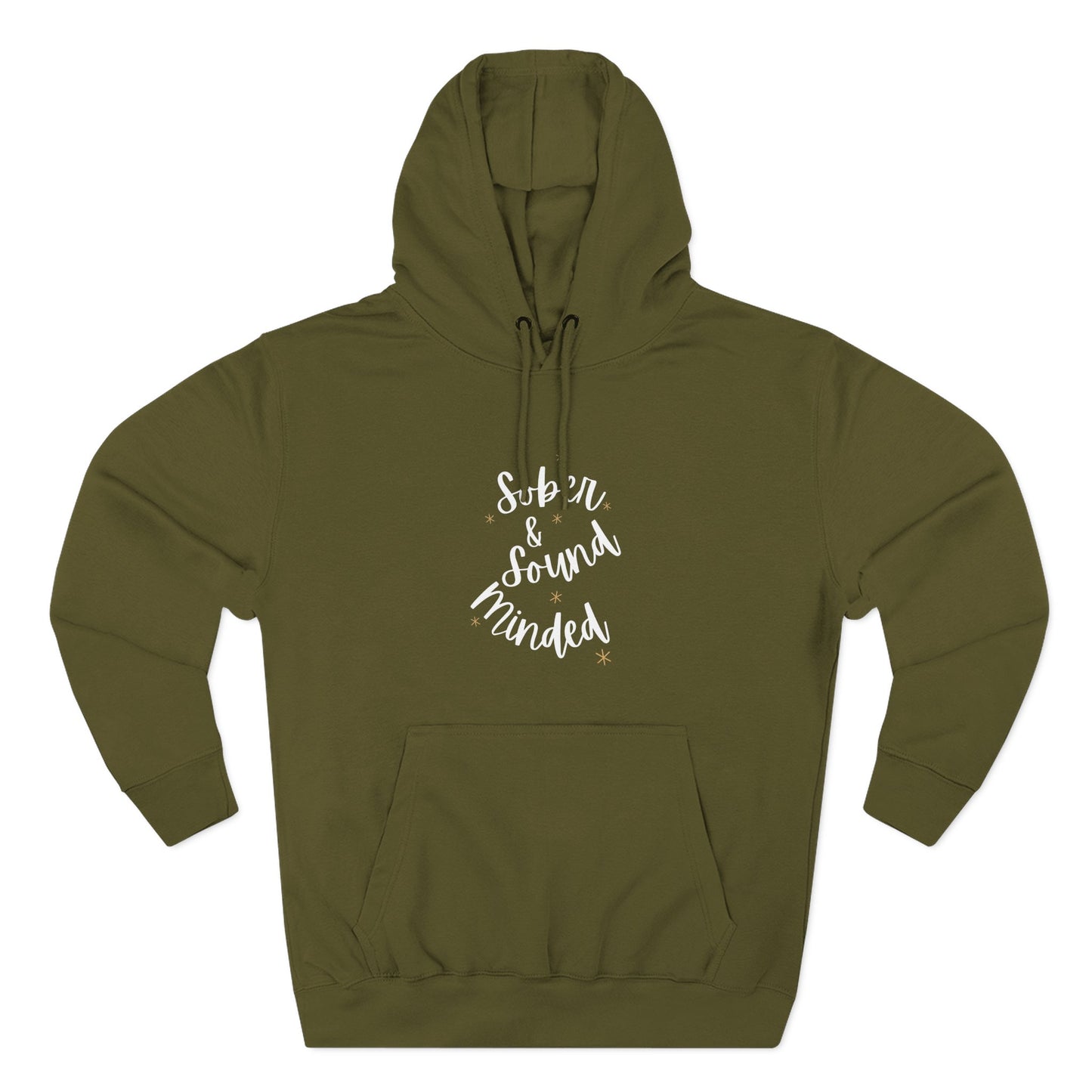 Sober & Sound Minded Quote Hoodie