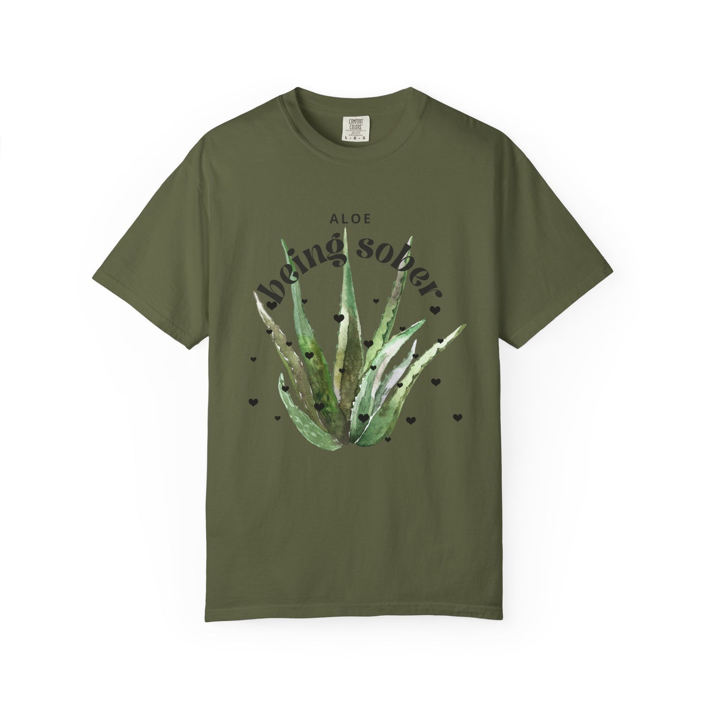 Adult Tee - Aloe being sober