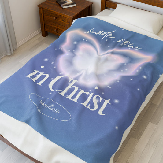 Plush Blanket- Made New Butterfly