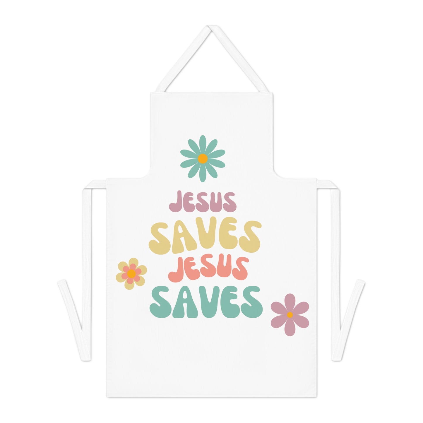 Apron - Jesus Saves Pattern