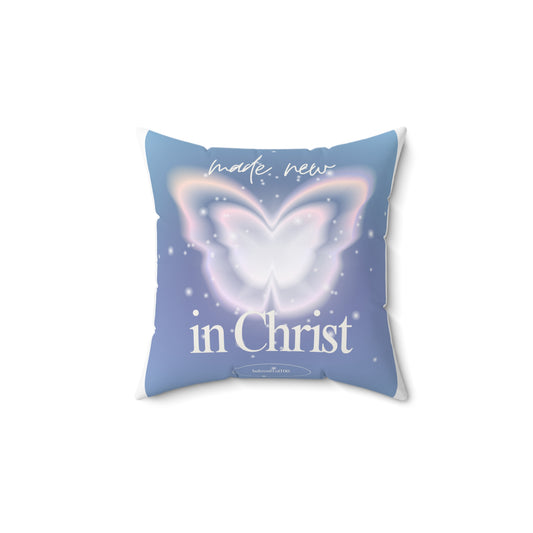 Throw Pillow- Made New Butterfly