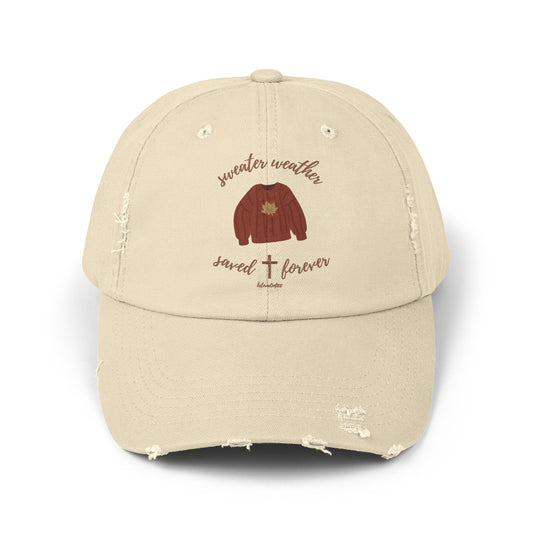 Distressed Cap - Saved forever