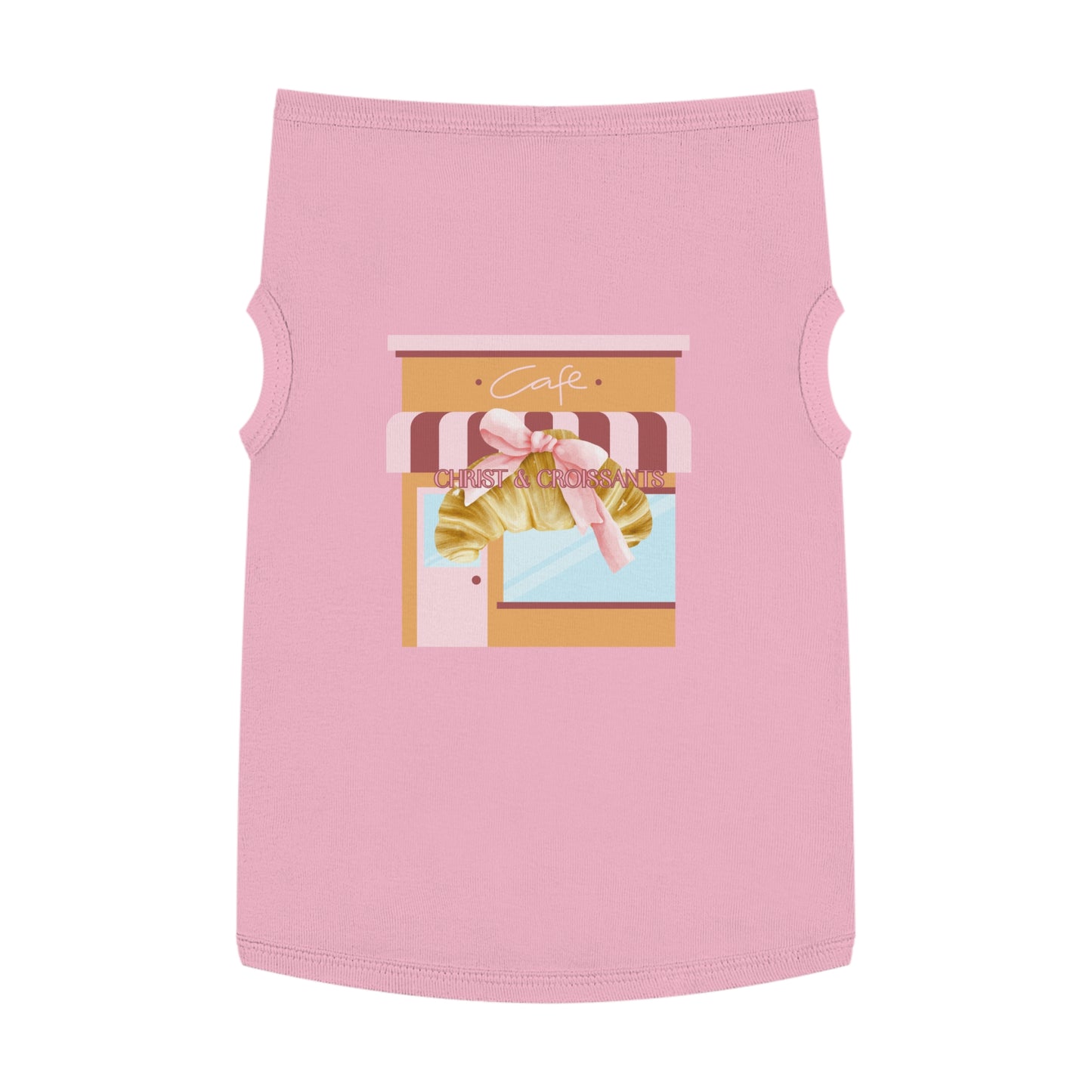 Pet Tee- Christ & croissants