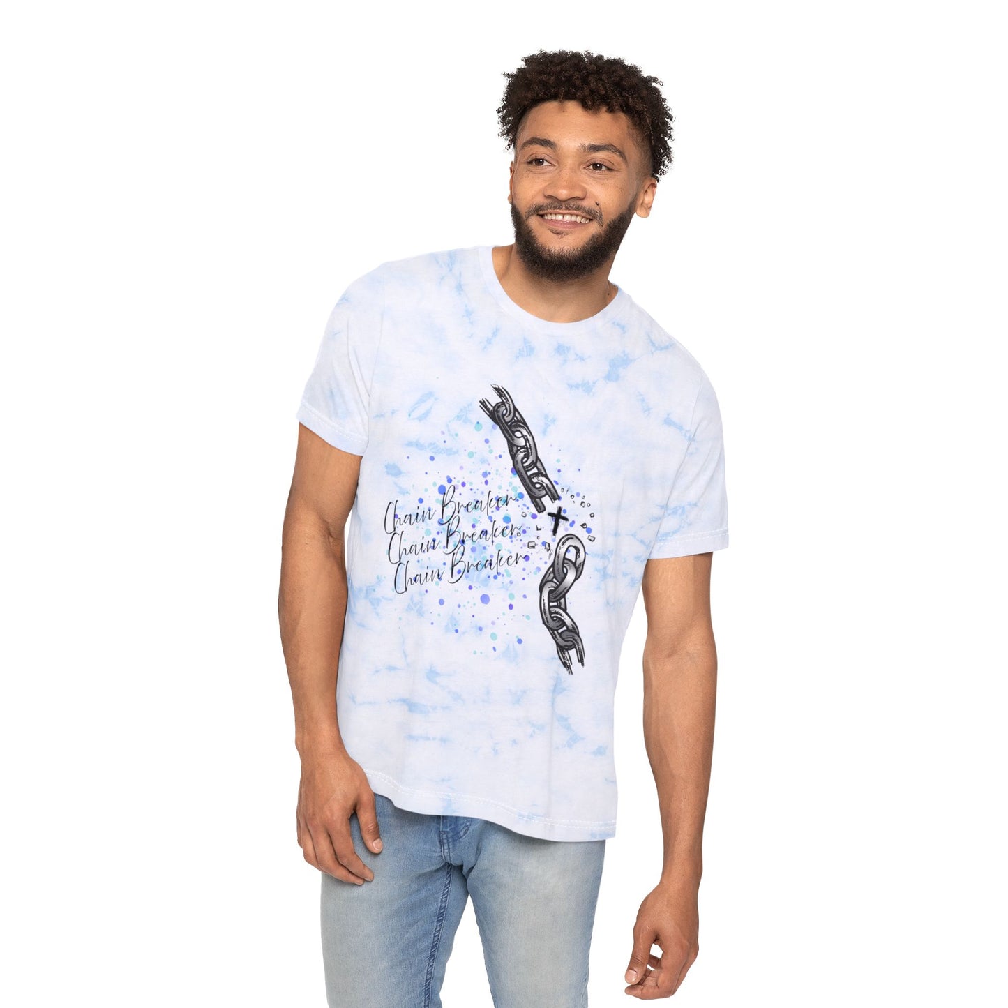 Adult Tee - Chain Breaker  tie dye