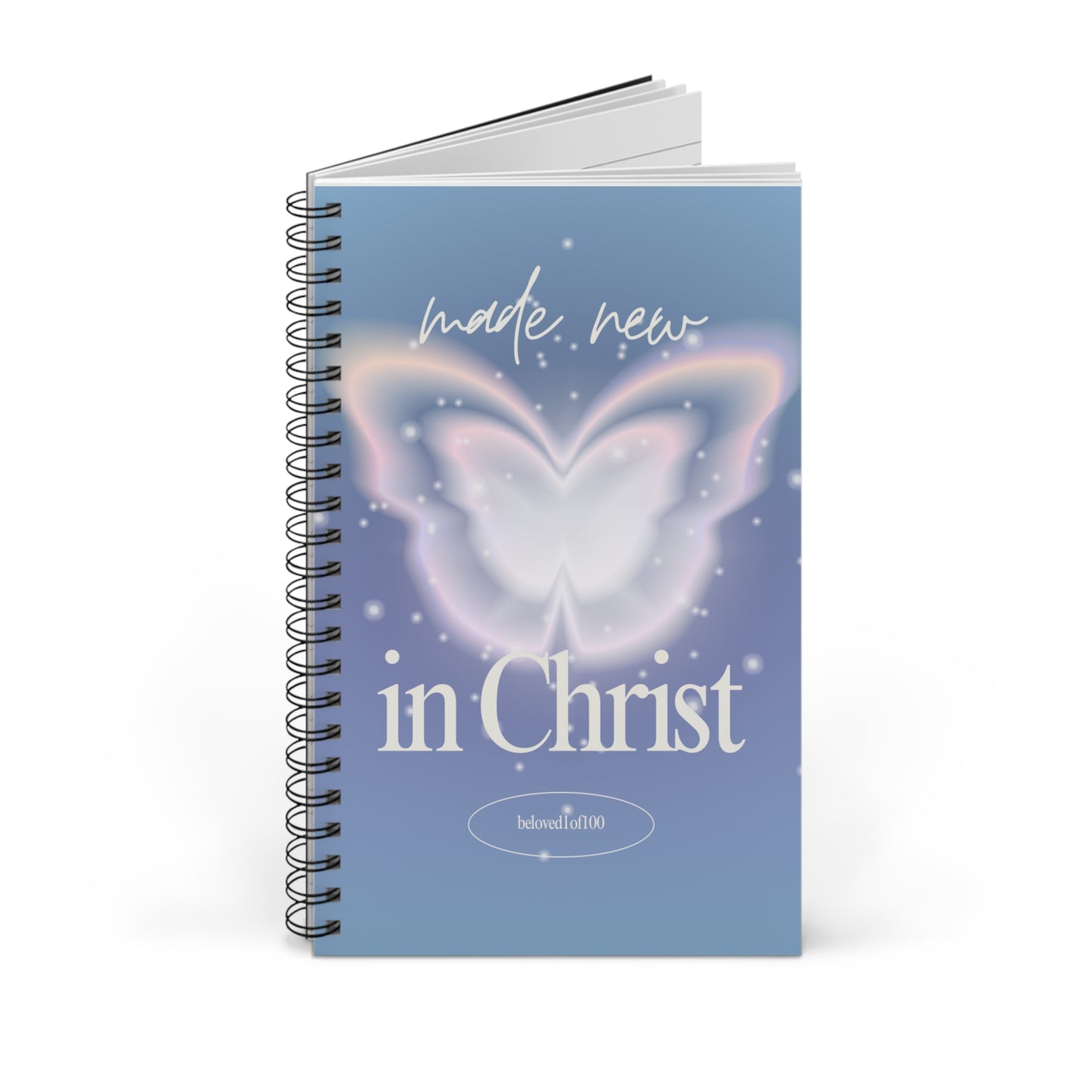 Spiral Notebook- Made New Butterfly