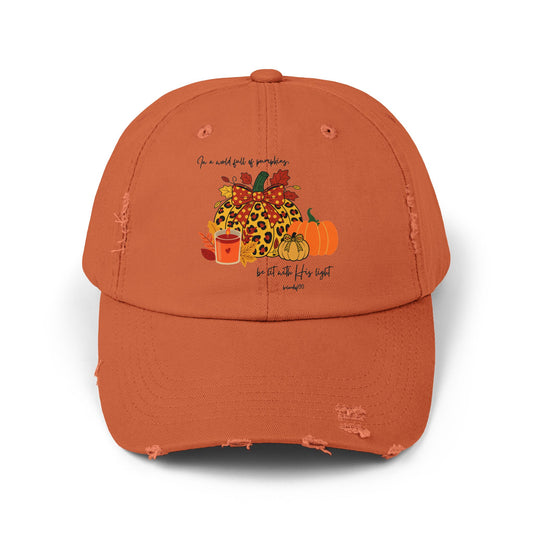 Distressed Cap - Pumpkins