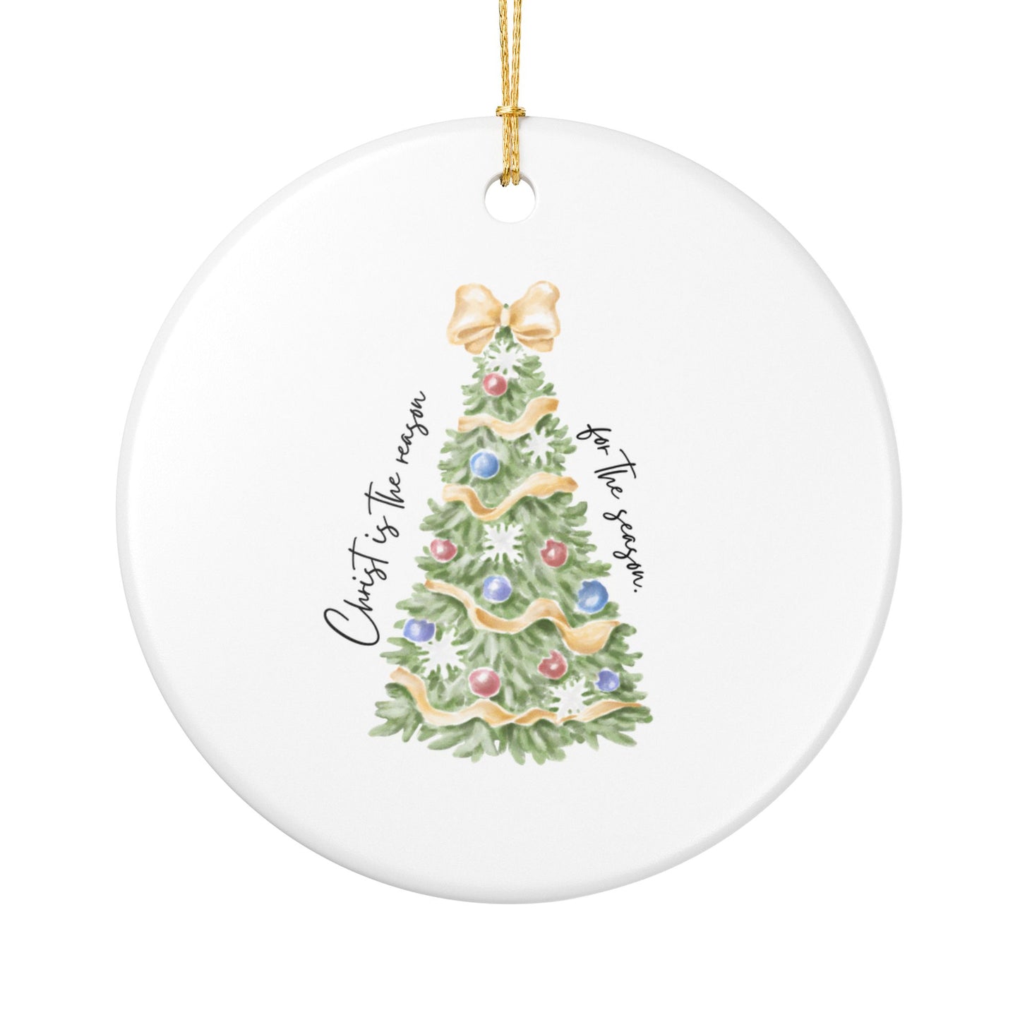 Christmas Ceramic Ornament - Miracle Worker