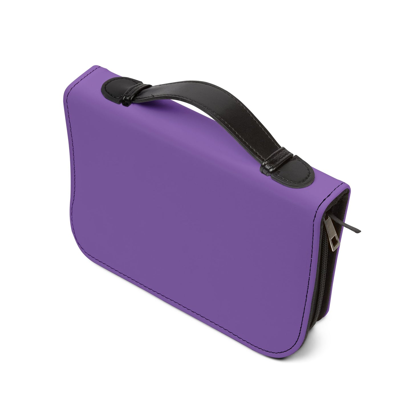 Bible Cover — Light Purple "Highly Favored" Zippered Bible Case