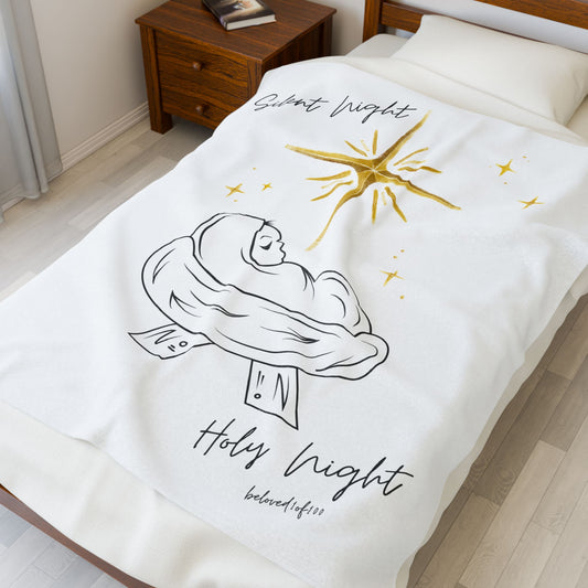 Plush Blanket- Holy Night