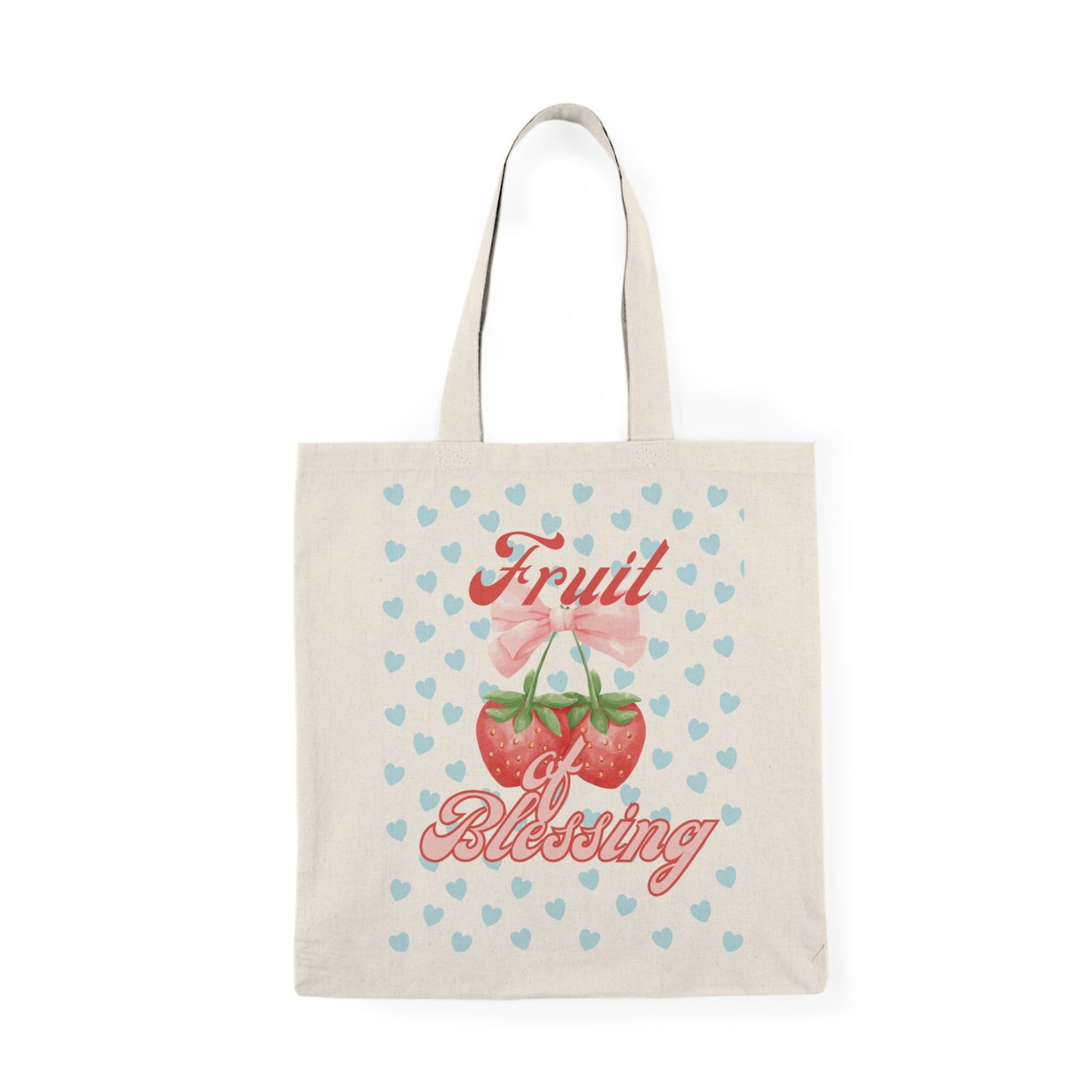 Natural Tote Bag- Fruit of Blessing
