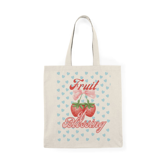 Natural Tote Bag- Fruit of Blessing
