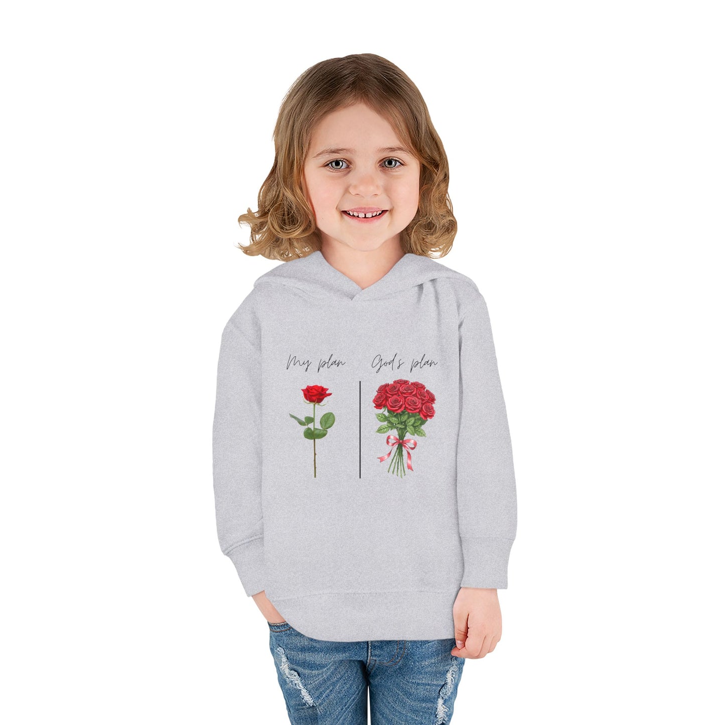 Toddler Hoodie — "God's plan"