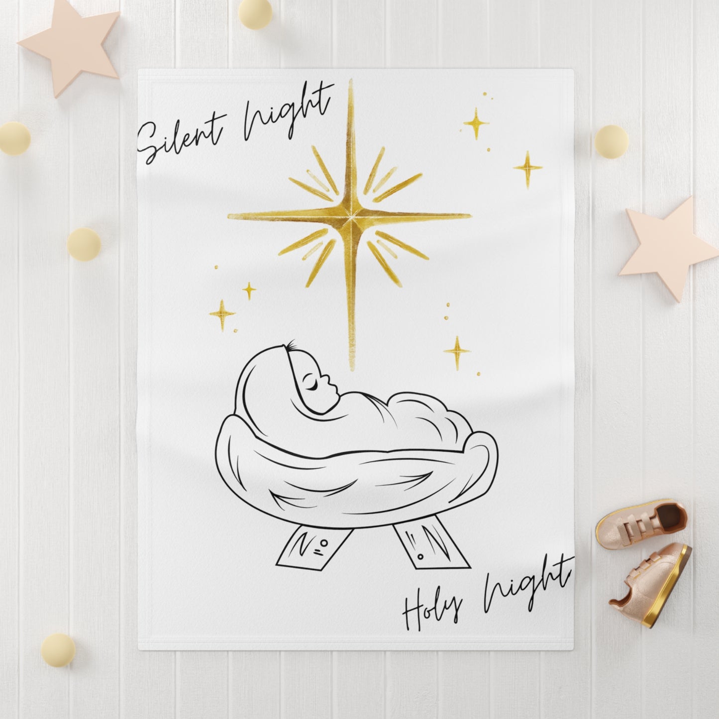Cozy Baby Blanket - Holy Night