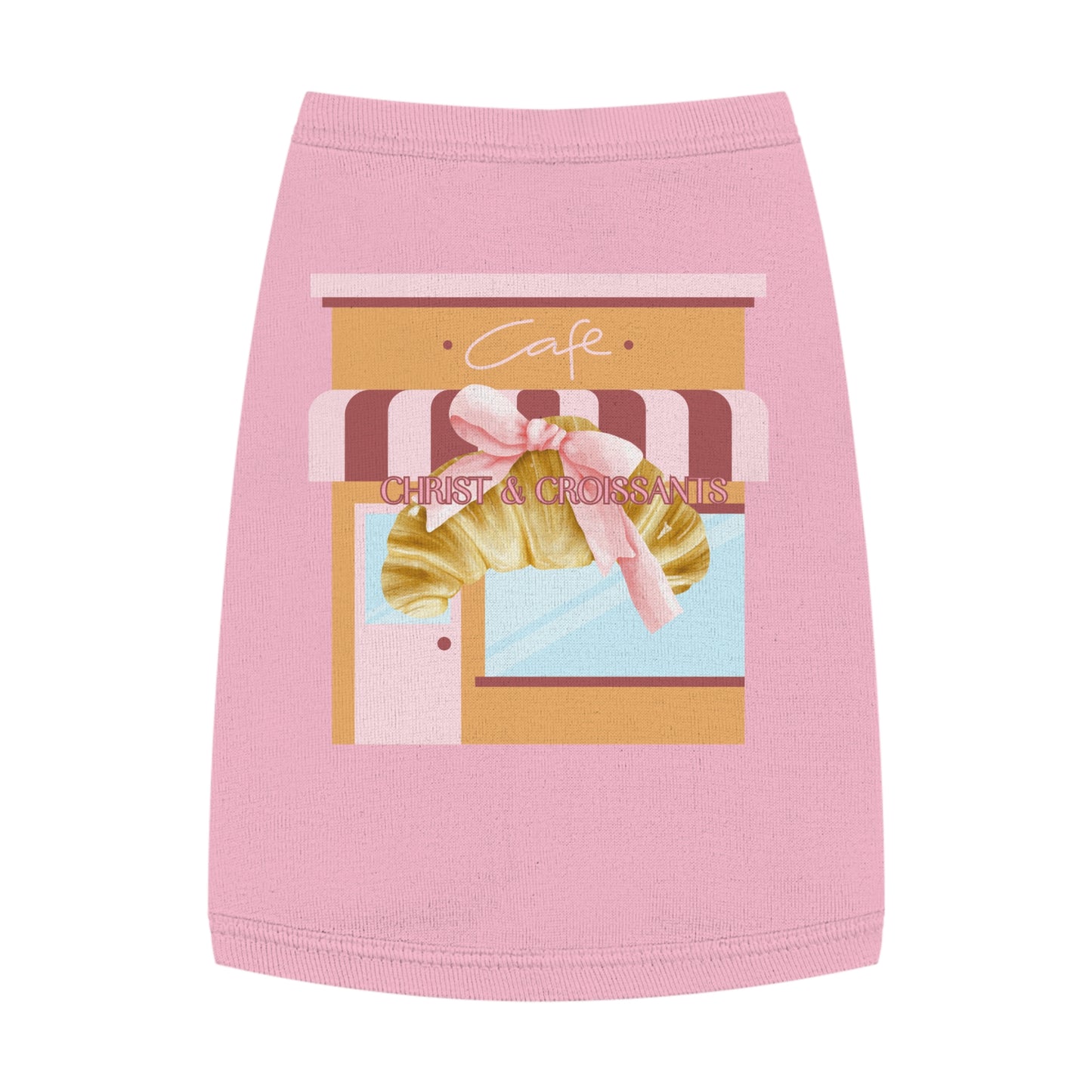 Pet Tee- Christ & croissants