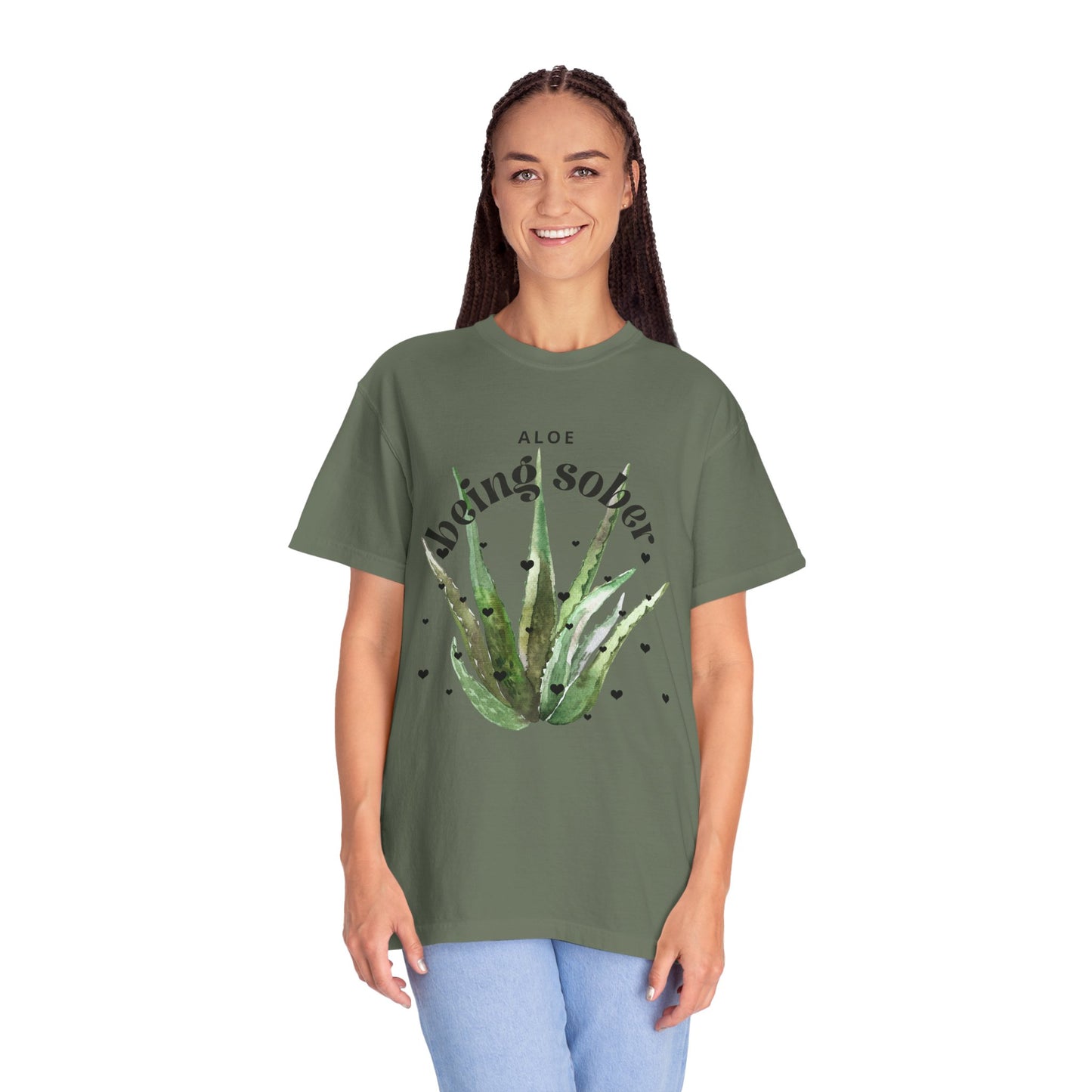 Adult Tee - Aloe being sober