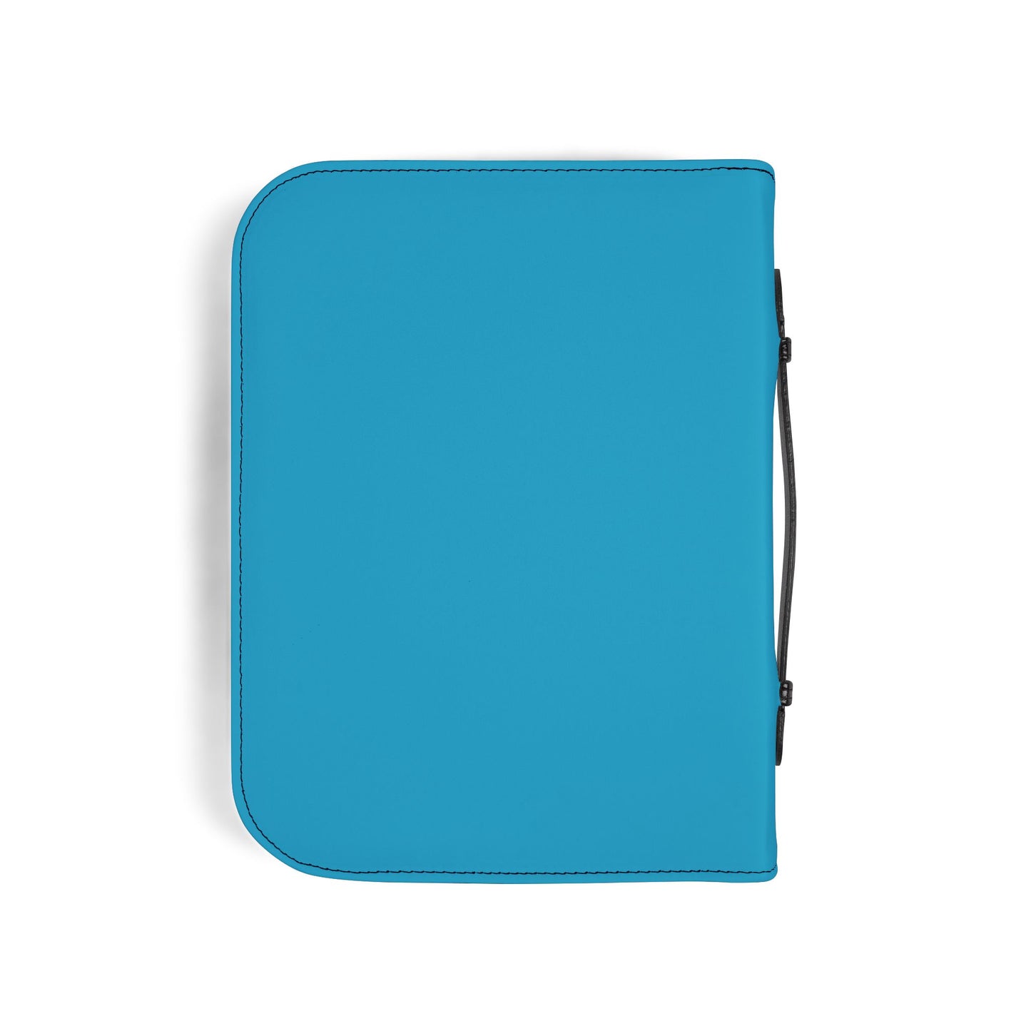 Bible Cover — Black "Forged by the Spirit" Zippered Bible Case