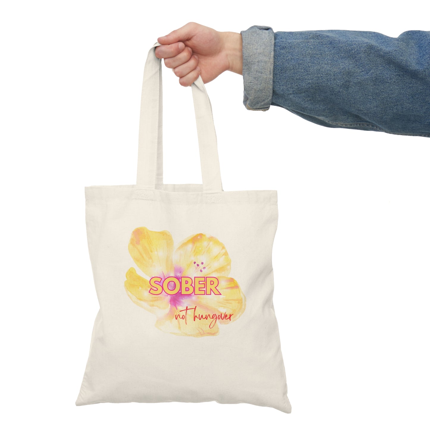 Tote Bag- Sober not hungover