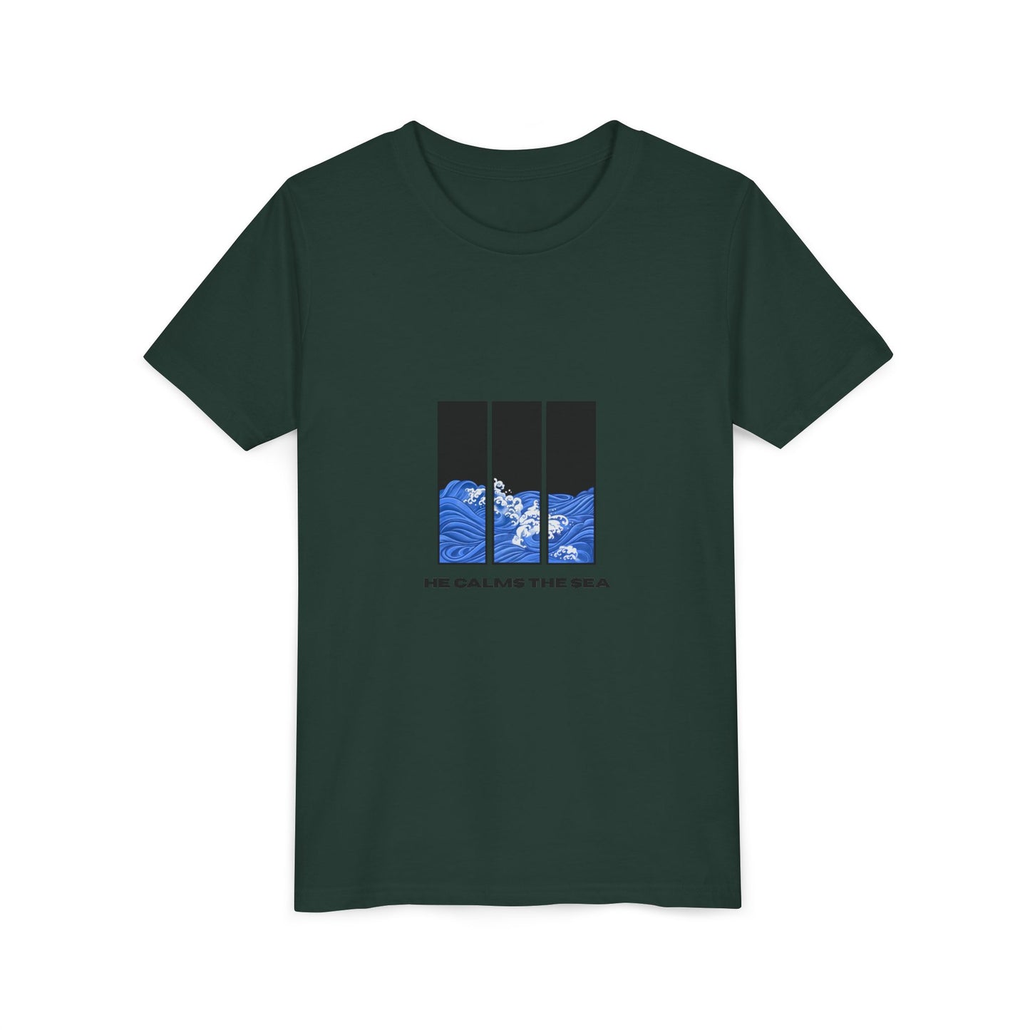 Youth Tee - He calms the sea