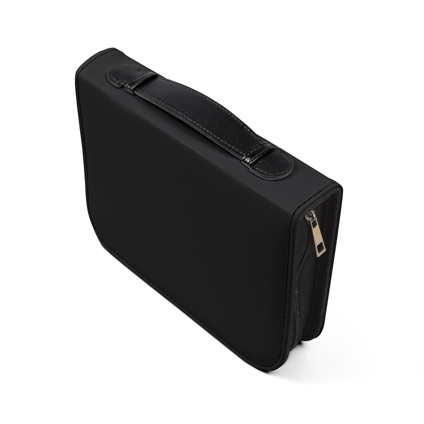 Bible Cover — Black "Jesus is The Word" Zippered Bible Case