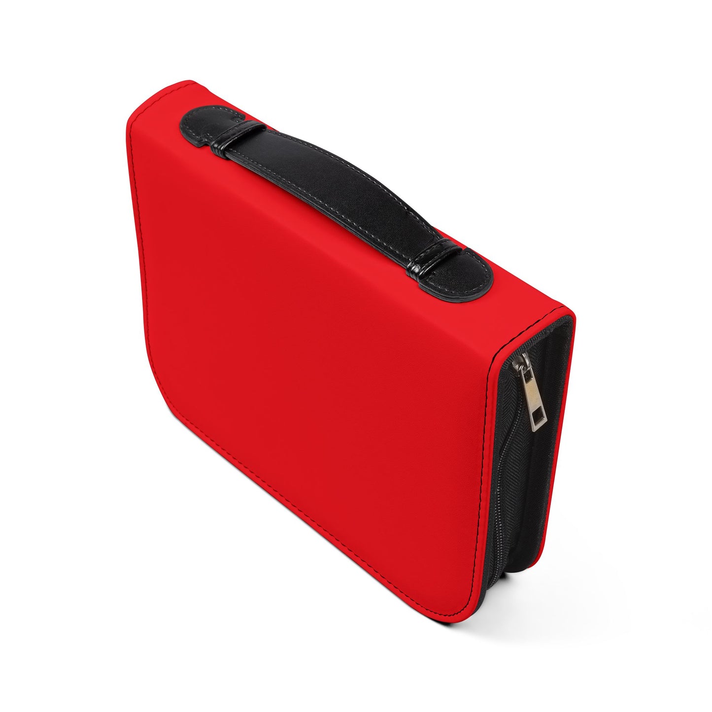 Bible Cover —Red "God’s plan" Zippered Bible Case