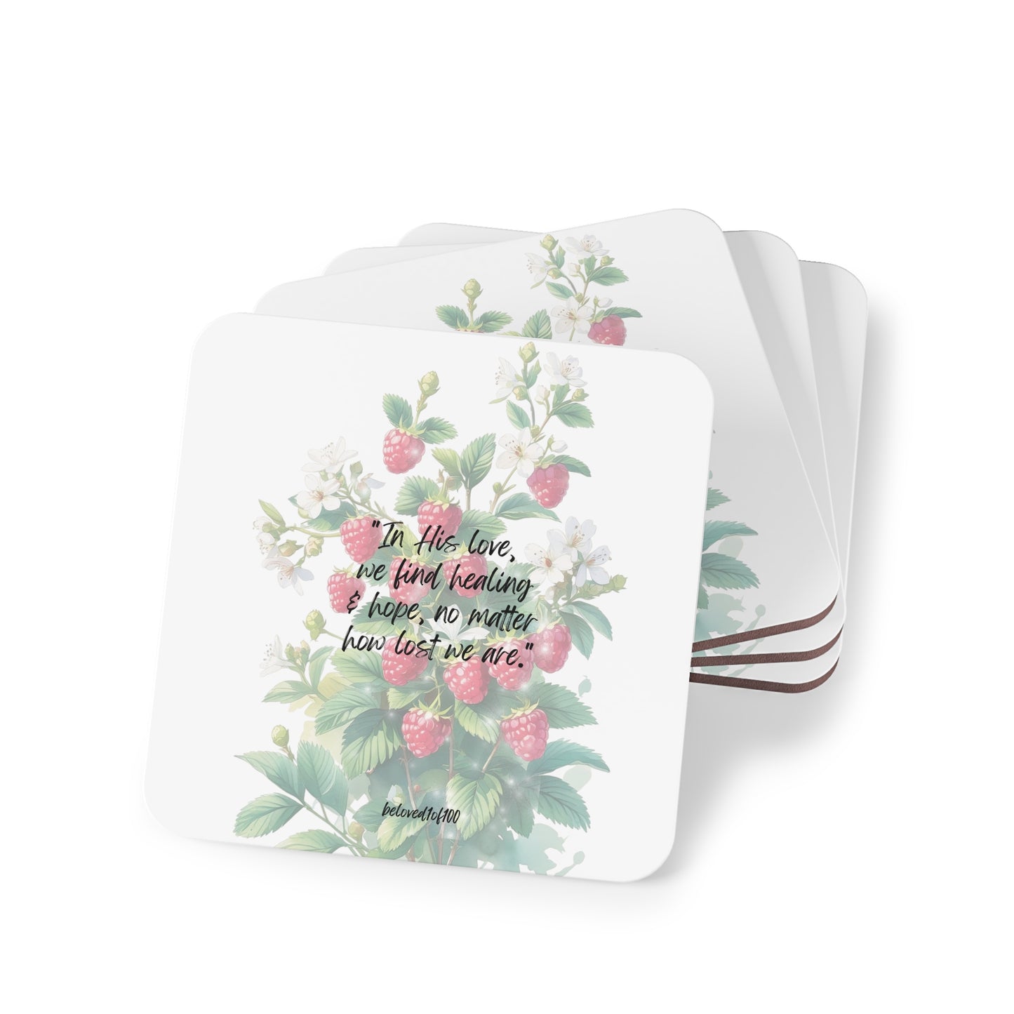 Coasters- Raspberry Jasmine Pattern