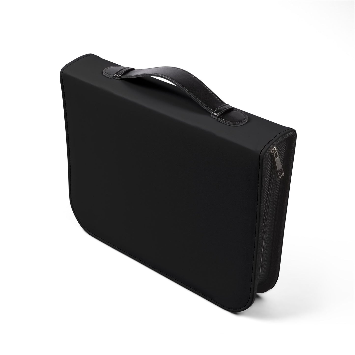 Bible Cover — Black "Jesus is The Word" Zippered Bible Case