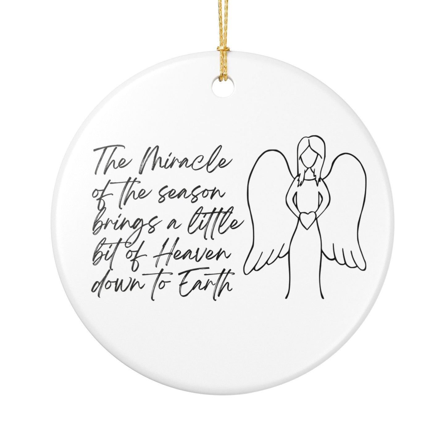 Christmas Ceramic Ornament - Miracle