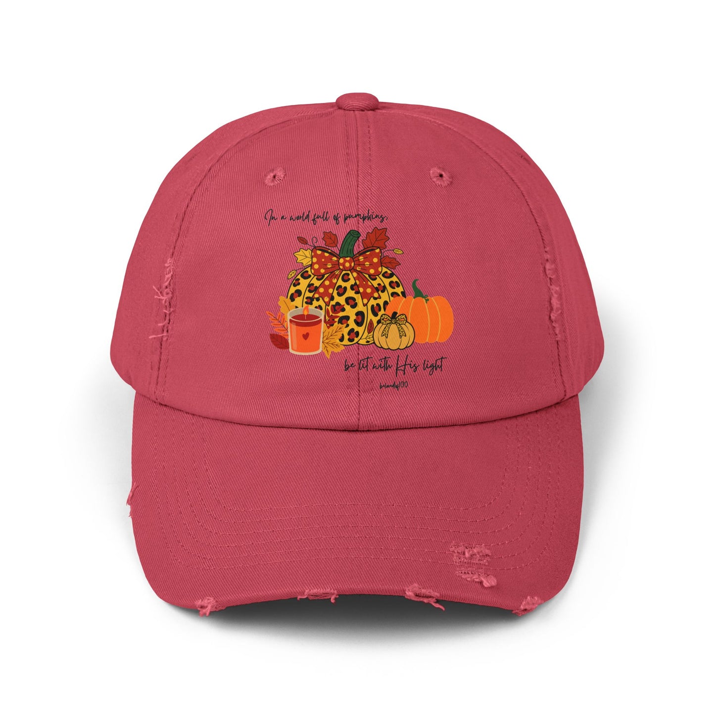 Distressed Cap - Pumpkins