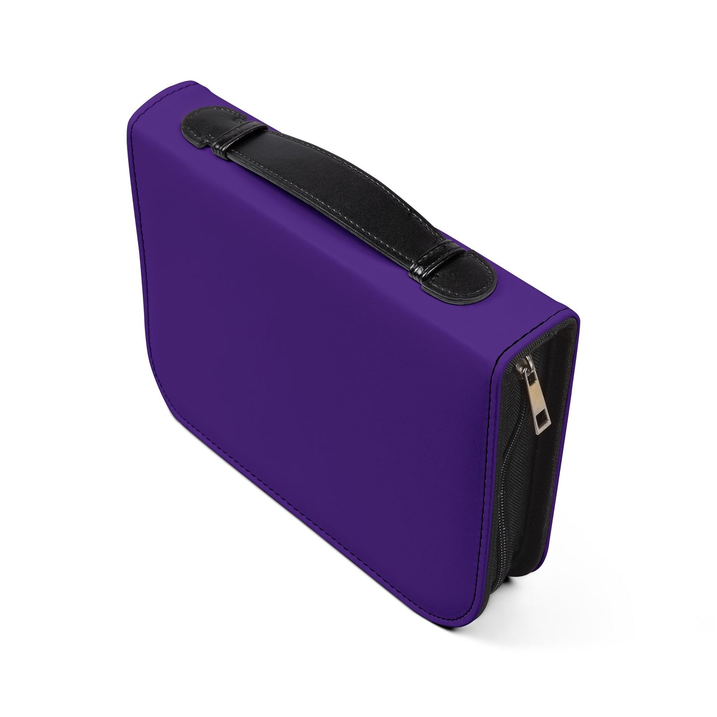 Bible Cover — Dark Purple "God's promise is beautiful" Zippered Bible Case