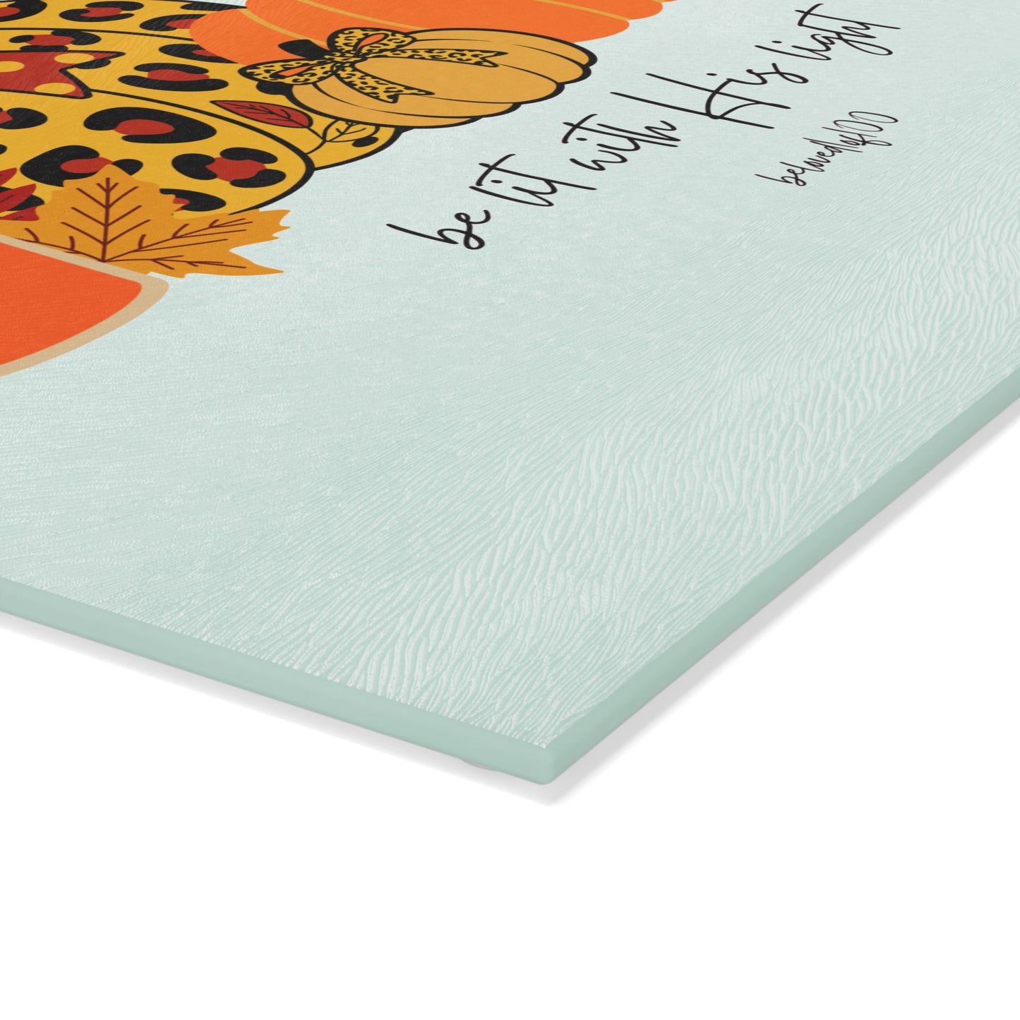 Glass Cutting Board - Pumpkin