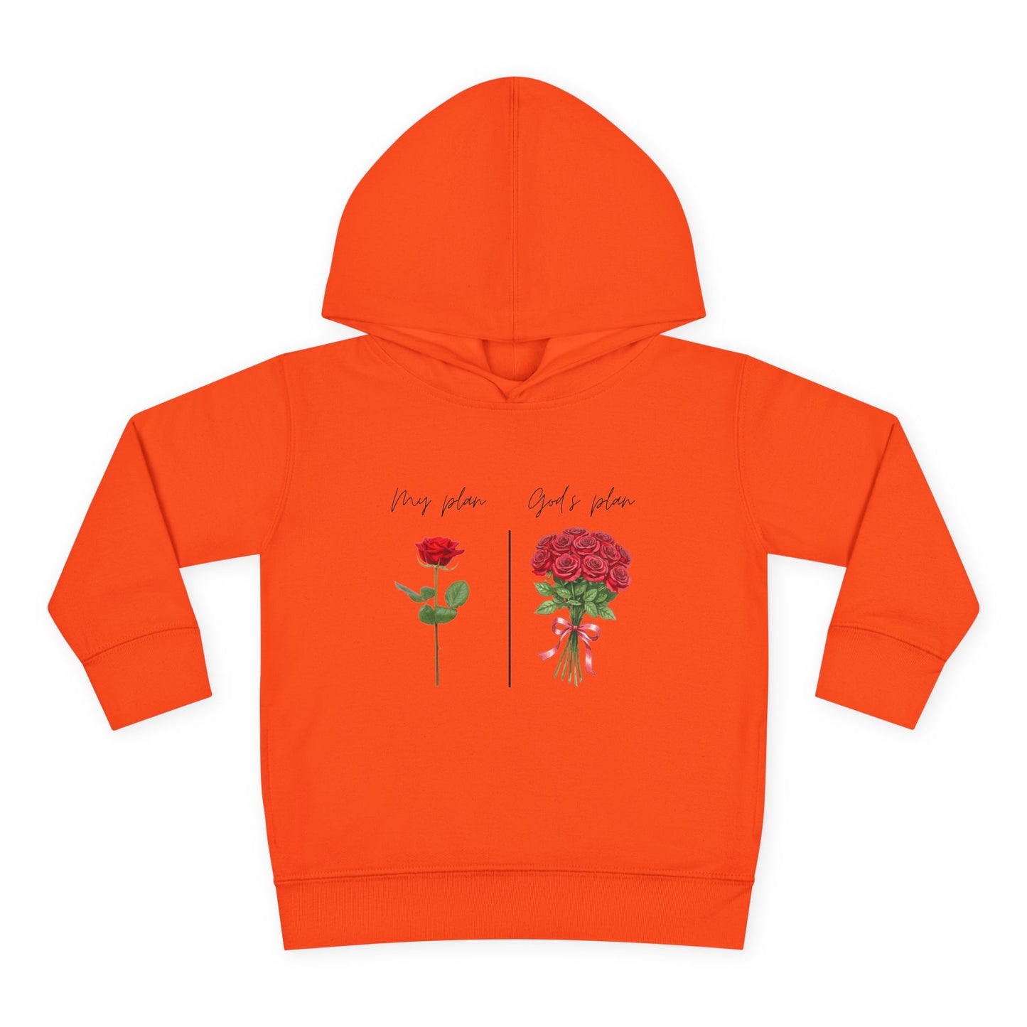 Toddler Hoodie — "God's plan"