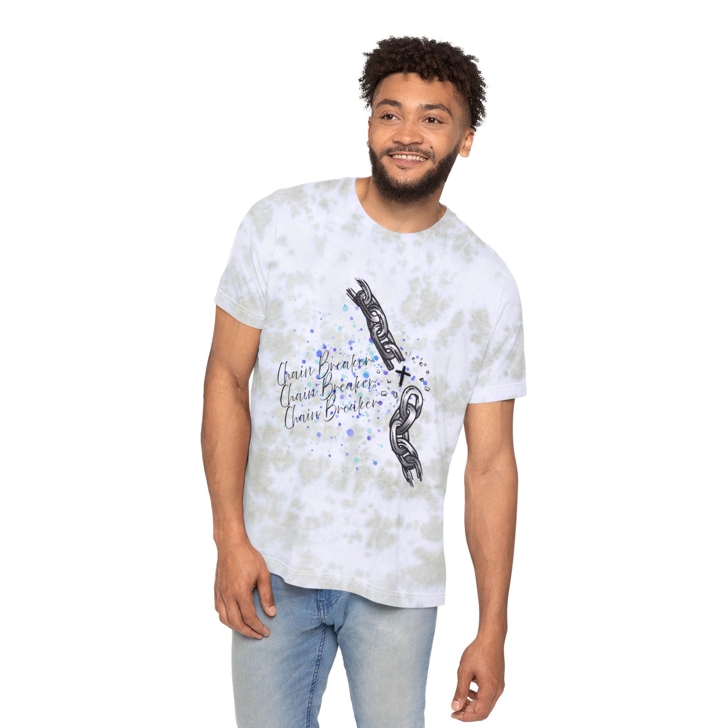 Adult Tee - Chain Breaker  tie dye