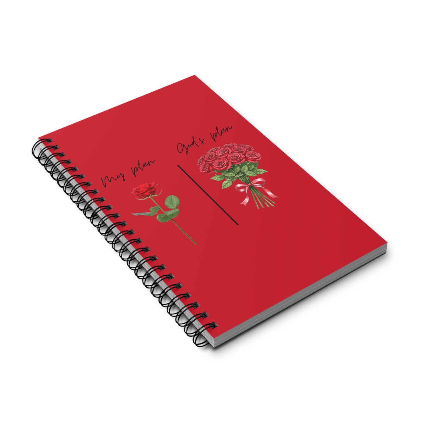 Spiral Notebook- God’s plan