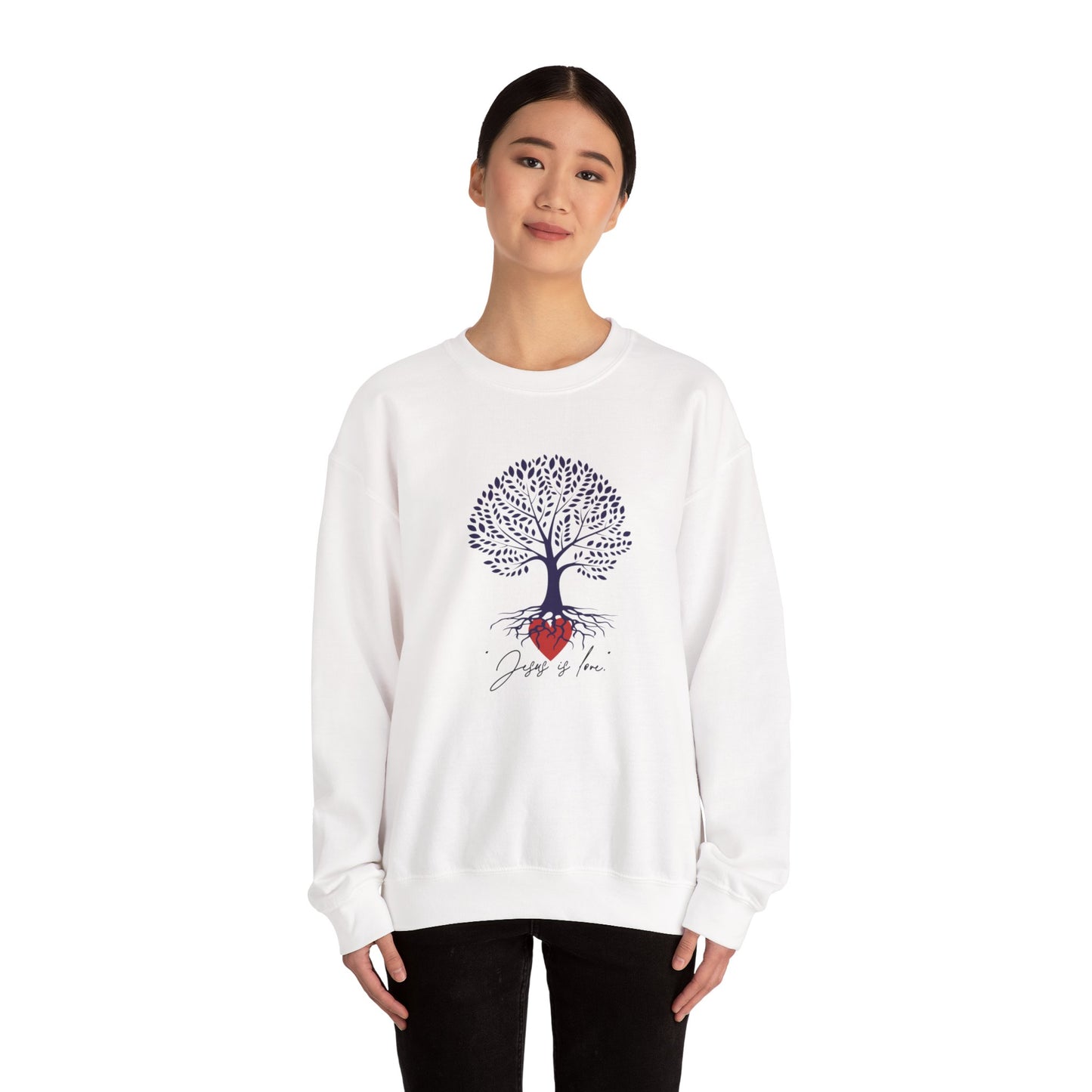 Sweatshirt - Jesus is Love Pattern