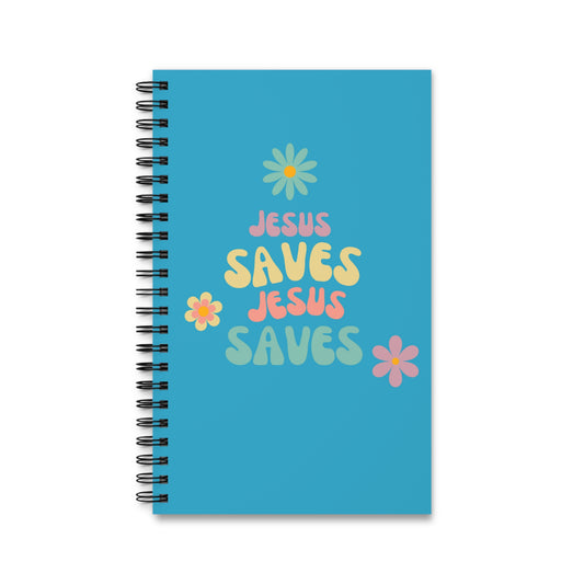 Spiral Notebook- Jesus Saves