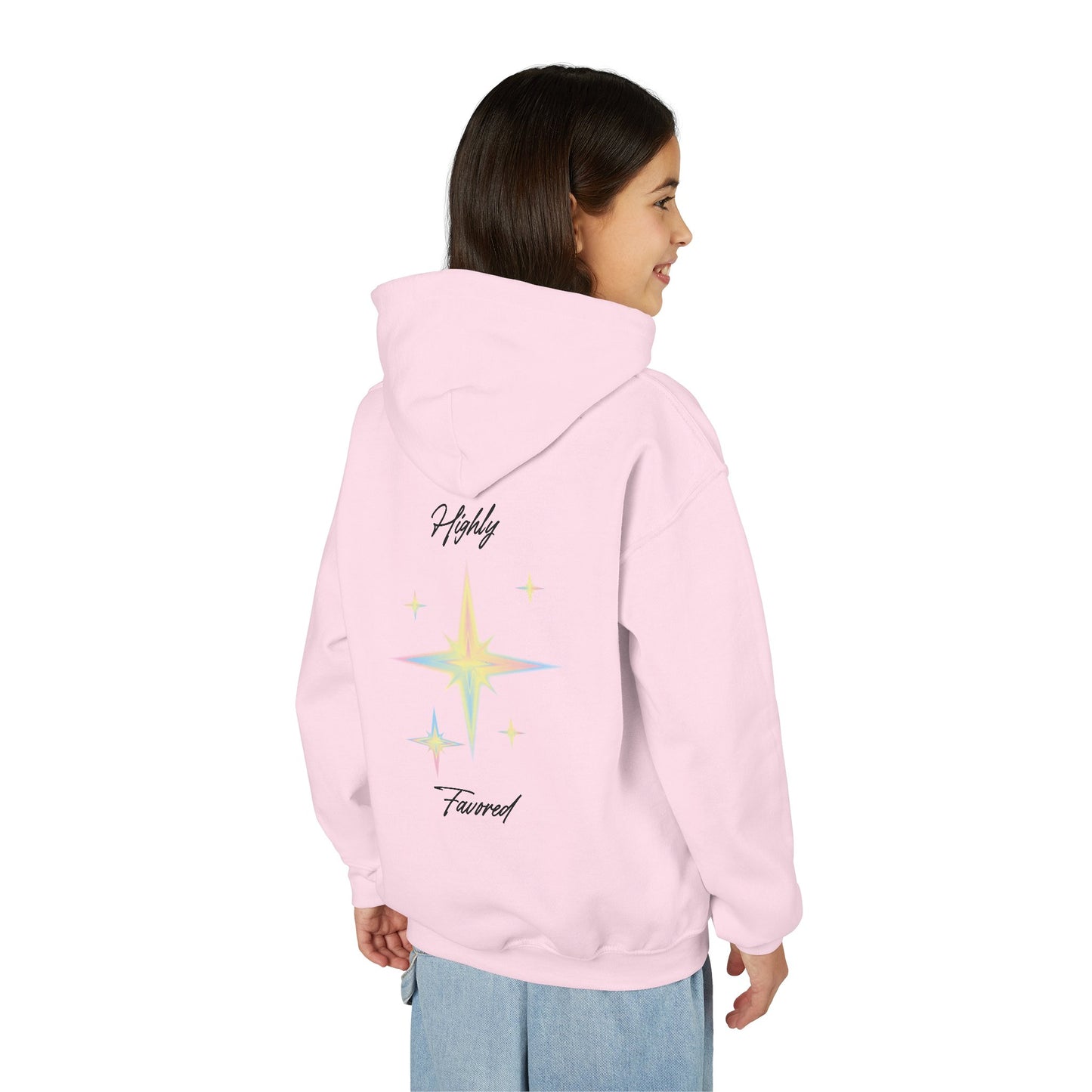 Youth Hoodie — "Highly Favored"