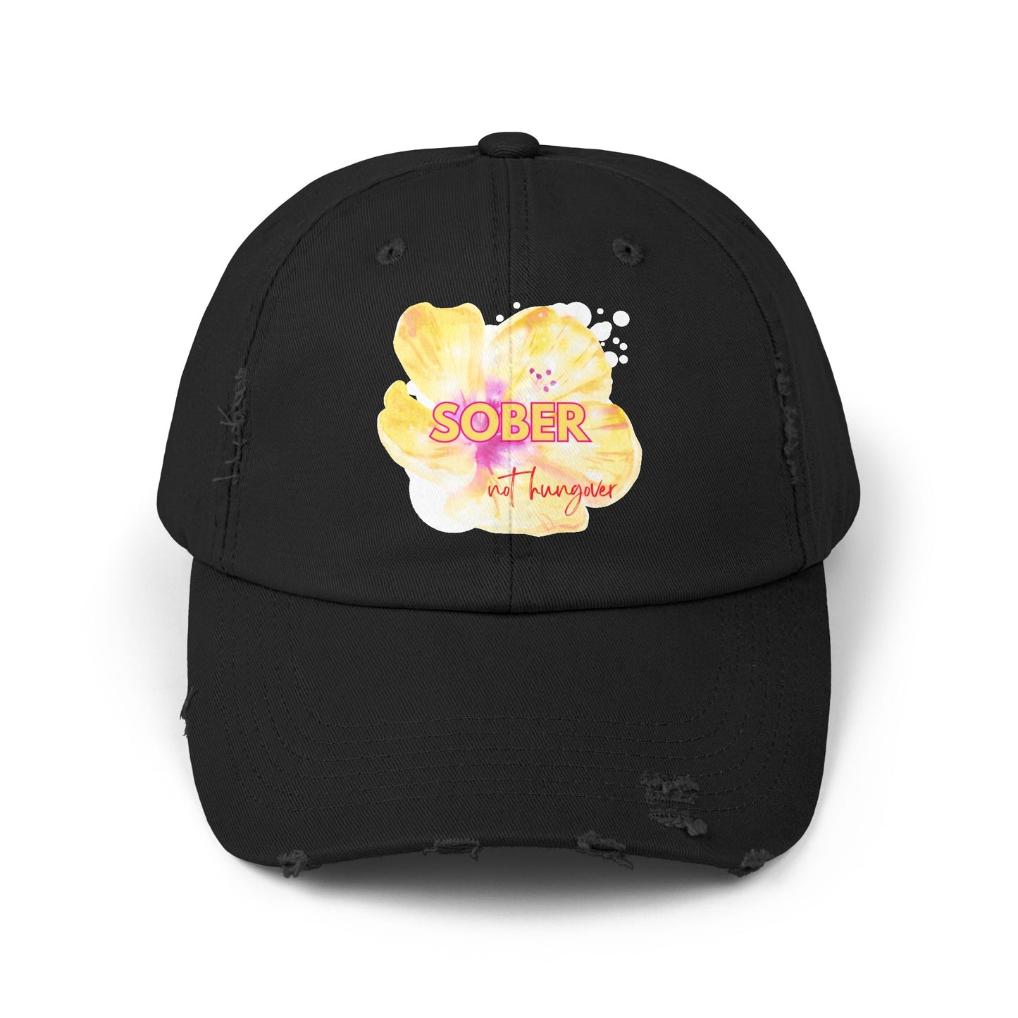 Distressed Cap - Sober not hungover